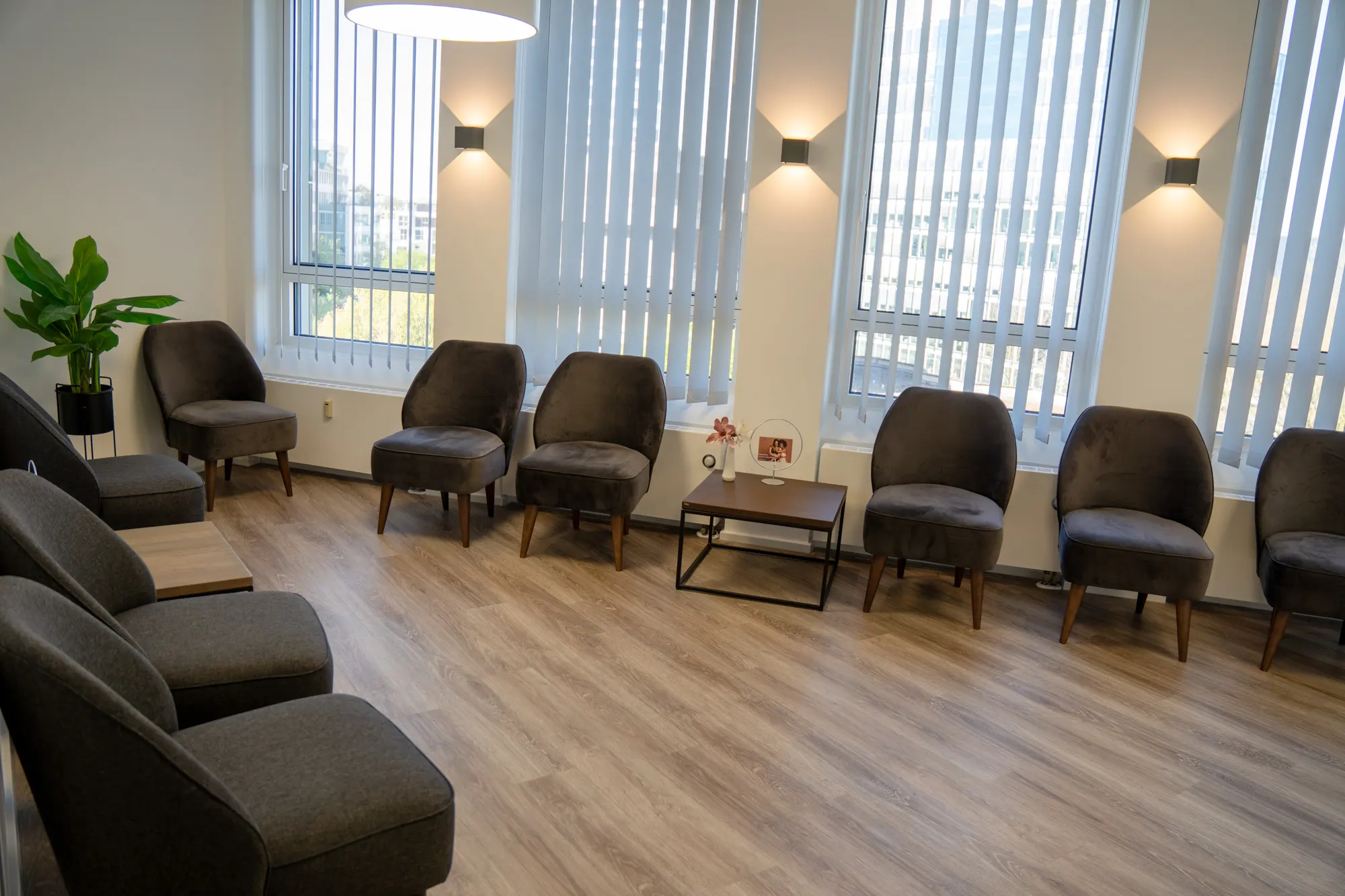 Waiting area of the clinic